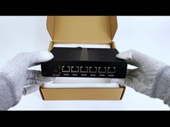 Intel Pentium 4405U 6LAN RJ45 Программный маршрутизатор DDR4 с двойным экраном