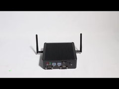 Безвентиляторный промышленный ПК Celeron J4125 N4000 RS485 Linux DDR4 8 ГБ Мини-компьютер