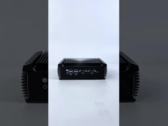 Intel Core i3 7100U Мини ПК без вентилятора Промышленный ПК 16 ГБ с 2 LAN 2 COM