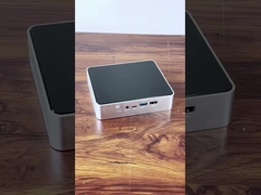 Поддержка Intel N100 16 ГБ с вентилятором и 4 USB, 2 LAN, 2 HDMI, мини-ПК