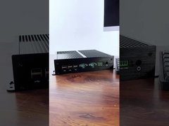 Процессор Intel Core I7-6500U с четырьмя локальными сетями и двойными COM Industrial Mini PC