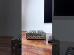 Промышленный мини-ПК с процессором Intel Core I7-10510U, четырьмя LAN и шестью COM-портами