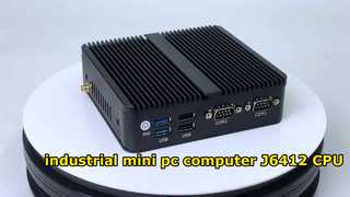 Промышленный ПК X30G Intel Celeron J6412 с двойной локальной сетью и двойным COM