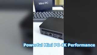 Мини-ПК с процессором Intel N250 и 1 портом Gigabit Ethernet 2HD-MI 1Type-C для домашнего офиса и игр