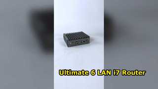 Мягкий маршрутизатор Процессор Intel Celeron J6412 с 6 Lan 1 HD-MI 1 DP