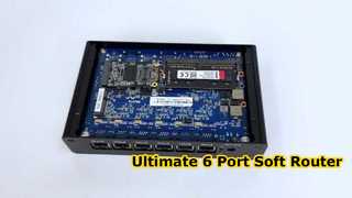 Мини-ПК с процессором Intel Pentium 4415U и 6 гигабитными LAN-портами Intel I225