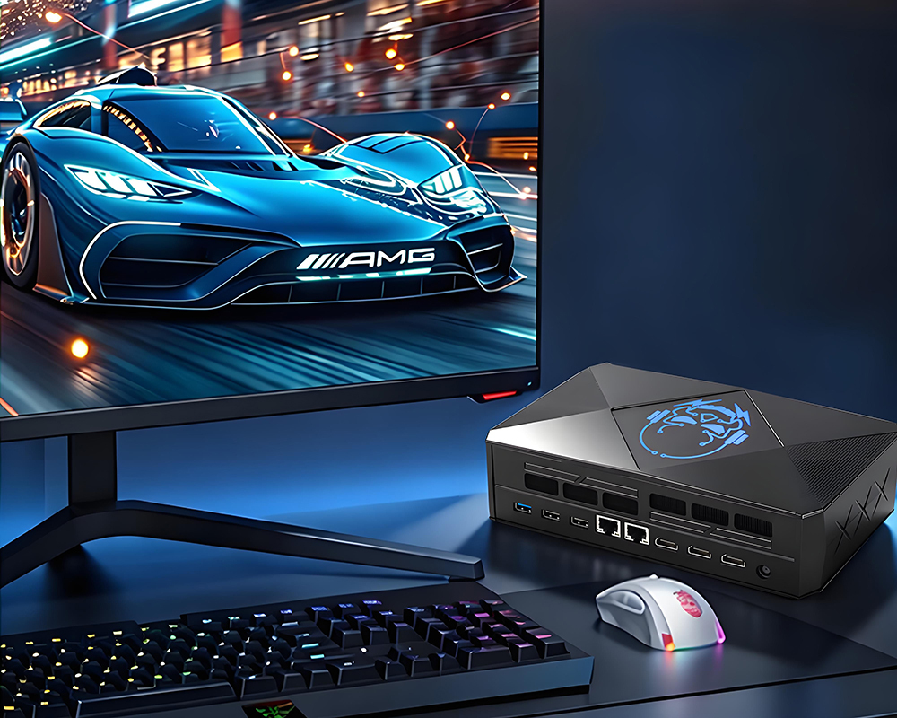 Последние блоги о компании Дискретный графический процессор COMPUTEX 2026 с выходом Quad 4K и двойной LAN 2,5G становятся основными конфигурациями для мини-игровых ПК