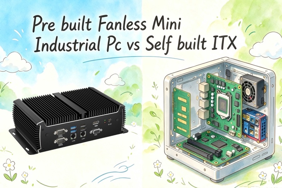 Последние блоги о компании Pre built Fanless Mini Industrial Pc vs Self built ITX: Total Cost and Setup Effort Compared
