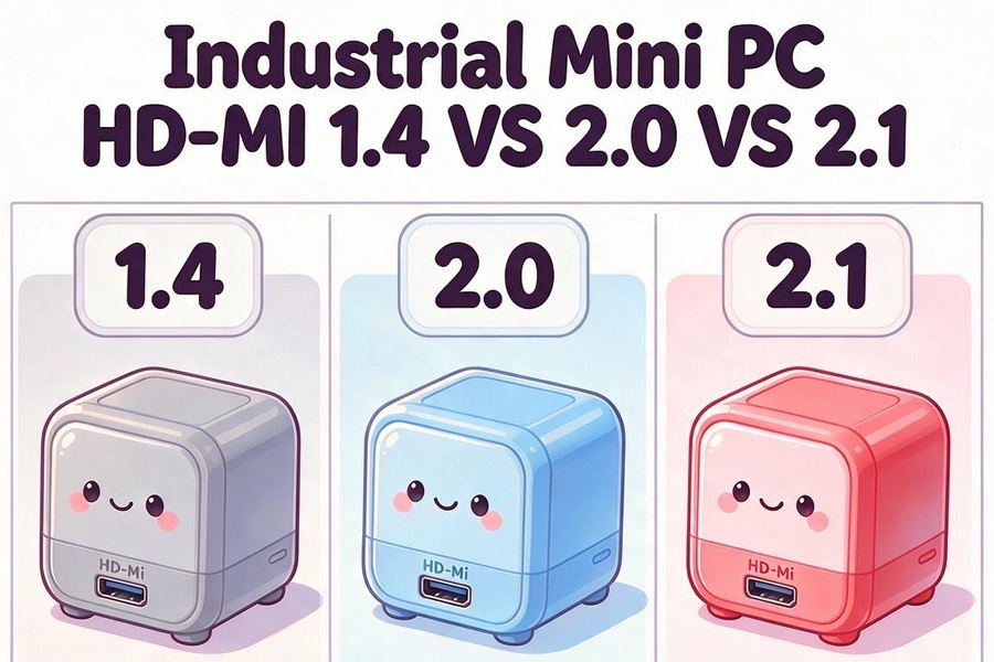 Последние блоги о компании Industrial Mini PC HD-MI 1.4 VS 2.0 VS 2.1: Display Interface Comparison for 4K 8K Industrial Monitoring