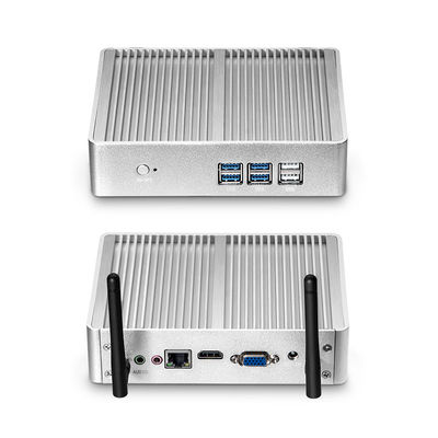 Купить Intel Celeron и Core Fanless Mini PC с оперативной памятью DDR3 8 ГБ Поддержка двухэкранного дисплея online manufacture