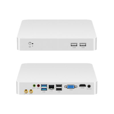Купить Intel Mini PC с процессором серии Core DDR3 RAM и белым алюминиевым шасси online manufacture