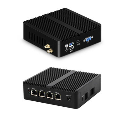 Купить Fanless Firewall Mini PC Router With Celeron N2830 DDR3 8GB RAM Aluminum Chassis online manufacture