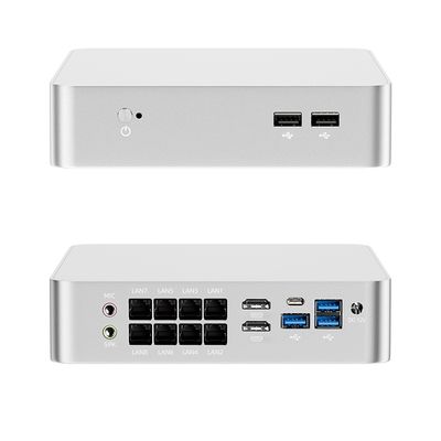 Купить Intel Core i7-8705G с 8 LAN 2 HDMI 1 DC DDR4 64 ГБ оперативной памяти Industrial Mini PC Производство в сети