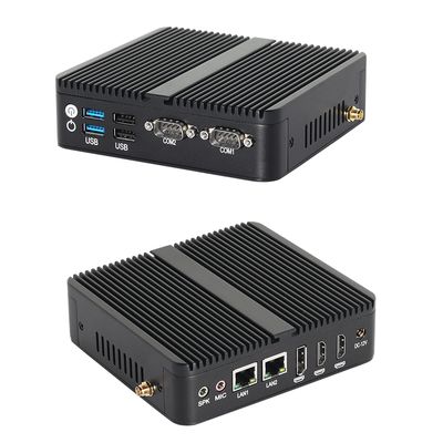 Купить Процессор Intel Celeron J6412 с DDR4 16GB оперативной памяти и 2 HD Industrial Fanless PC Производство в сети