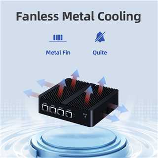 Купить Intel N150 Processor With Four LAN and Dual COM 1HDMI 1DP Industrial Mini PC Производство в сети