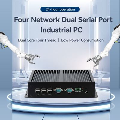 Купить Intel Core I7-6500U Processor With Four LAN and Dual COMs  Industrial Mini PC Производство в сети