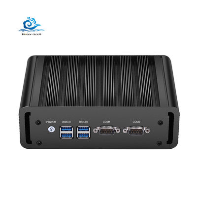 Купить Black Color Fanless Industrial Mini PC with 12V Power DDR3 RAM and 1-Year Warranty online manufacture
