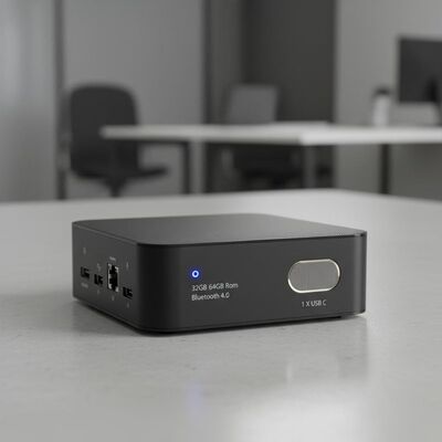 Купить Мини-ПК 32 ГБ / 64 ГБ с Bluetooth 4.0 и 1 портом USB C для бесшовного подключения Производство в сети