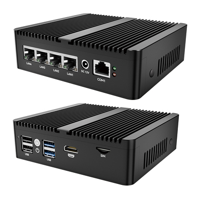 Купить Мини-ПК Intel Celeron N5105 с процессором DDR4 4 Intel I225AT Gigabit LAN 4 USB Высокопроизводительный мягкий маршрутизатор Компьютер Производство в сети