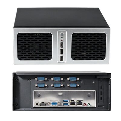 Купить Промышленный мини-ПК процессора Intel Celeron G6900 с 6 COM 2 LAN Производство в сети