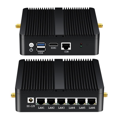Купить 6 Ethernet Firewall Mini PC Intel Celeron J1900 с оперативной памятью DDR3L и SSD MSATA Производство в сети