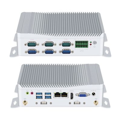 Купить Intel Celeron J1900 Промышленный компьютер без вентилятора с двойным COM GPIO и DDR3L 8G Производство в сети