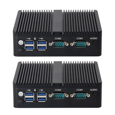 Купить Intel Celeron J6412 Industrial Mini PC 4 Core 4 Thread с двойной сетью LAN и двойной системой COM Производство в сети