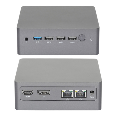 Купить Процессор Intel N100 Dual LAN Mini PC с четырьмя USB DDR4 46 ГБ оперативной памяти для домашнего офиса Производство в сети