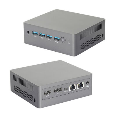 Купить Celeron N5095 Пластиковый Intel Mini PC с двойной LAN DDR4 16G Dual Band WiFi и вентилятором Производство в сети