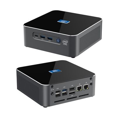 Купить Intel Core I7 13700H Мини ПК DDR5 Dual LAN 3 Screen 4K Display Мини ПК с вентилятором Производство в сети