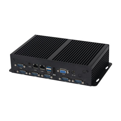 Процессоры Dual LAN 6COM без вентилятора Intel Mini PC Core Series Celeron 3855U с SSD MSATA