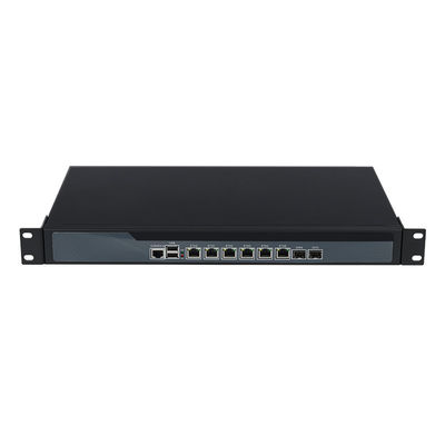 3865U 1U Server 6 LAN 2 Fiber Optic Linux Firewall Router Server с вентилятором