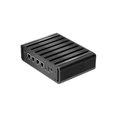 Intel N100 4 LAN Dual COM Industrial Mini Fanless PC с WIFI DDR4 16G оперативной памятью Windows Linux