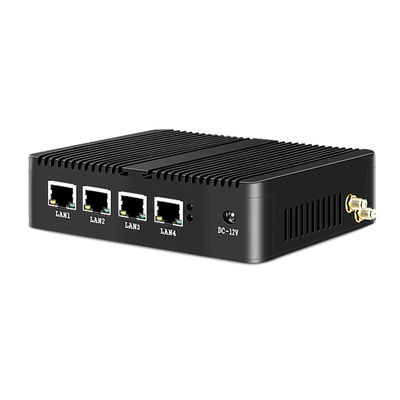 4 LAN DDR3L Брандмауэрный маршрутизатор Mini PC без вентилятора Intel Celeron Series J1900