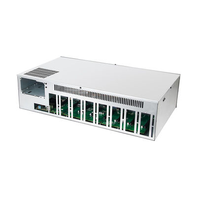 8 GPU Mining Rig Slot Mainframe с высоким питанием и четырьмя охлаждающими вентиляторами