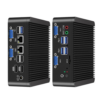 Intel Celeron J4125 Промышленный ПК с двойной LAN 4 COM DDR4 8GB и Linux