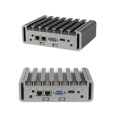 Intel Celeron J6412 и Core i5-6200U Мини ПК без вентилятора Промышленная поддержка OEM и ODM