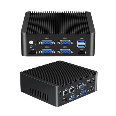 Intel Celeron J4125 Pentium N5000 Mini PC с оперативной памятью DDR4 и SSD MSATA для Windows Linux