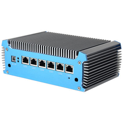 Intel Celeron 3865U Soft Router Мини ПК с 6 RJ45 i211AT Гигабитной локальной сетью и оперативной памятью DDR4