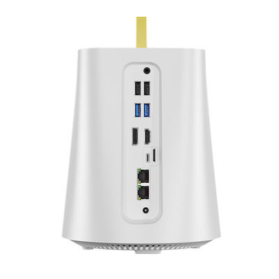 Четыре RJ45 2.5G LAN программного маршрутизатора DDR4 32G NAS Intel и AMD Firewall Mini PC