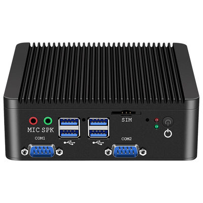 Intel Celeron J4105 Промышленный компьютер без вентилятора с двойной сетью LAN и DDR4