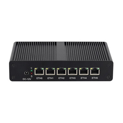 Intel Pentium 4405U 6LAN RJ45 Программный маршрутизатор DDR4 с двойным экраном
