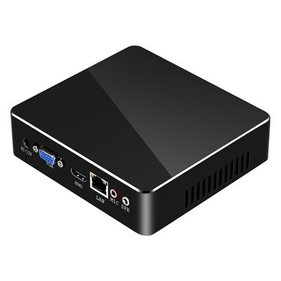 Мини ПК с процессором Intel Core i3 7100U mSATA SSD DDR3L 16G RAM и охлаждающим вентилятором