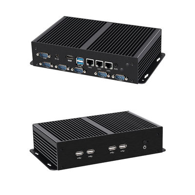 Intel Celeron Fanless Industrial Mini Desktop PC с алюминиевым шасси Wi-Fi