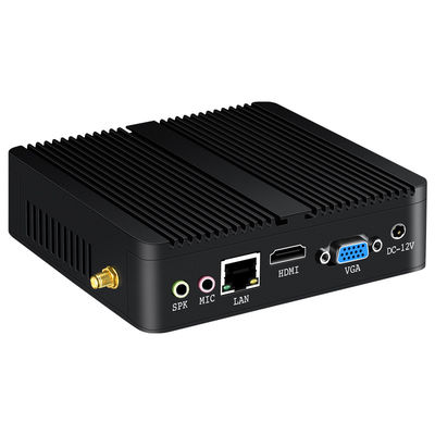 Единый Ethernet без вентилятора мини ПК 6USB Интерфейсы Протабельный компьютер для домашнего офиса