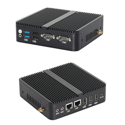 Процессор Intel Celeron J6412 с DDR4 16GB оперативной памяти и 2 HD Industrial Fanless PC