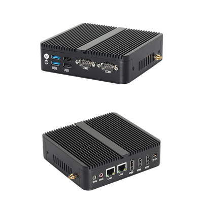 Промышленный компьютер Intel Celeron N150 с двумя Ethernet, двумя COM-портами, DDR4, 16 ГБ ОЗУ
