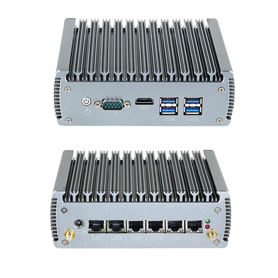 Промышленный мини-ПК с процессором Intel I5 1145G7, шестью LAN, одним COM-портом и 1 HDMI