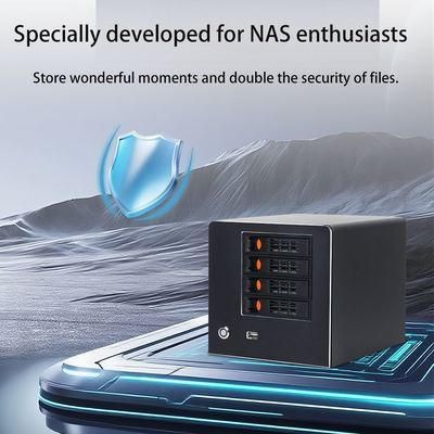 NAS-сервер N100 с 3-сетевым 6-дисковым корпусом сетевого хранилища (NAS)