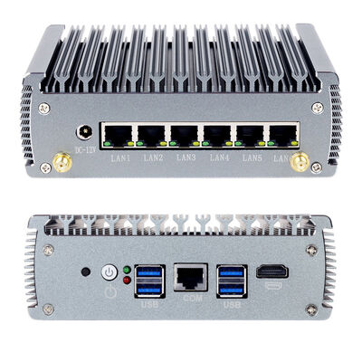Процессор In-tel Core i5 1135G7, 4 ядра, 8 потоков, базовая частота 2,4 ГГц, 6 * In-tel i225, сетевая карта, программное обеспечение, маршрутизатор, хост, мини-ПК